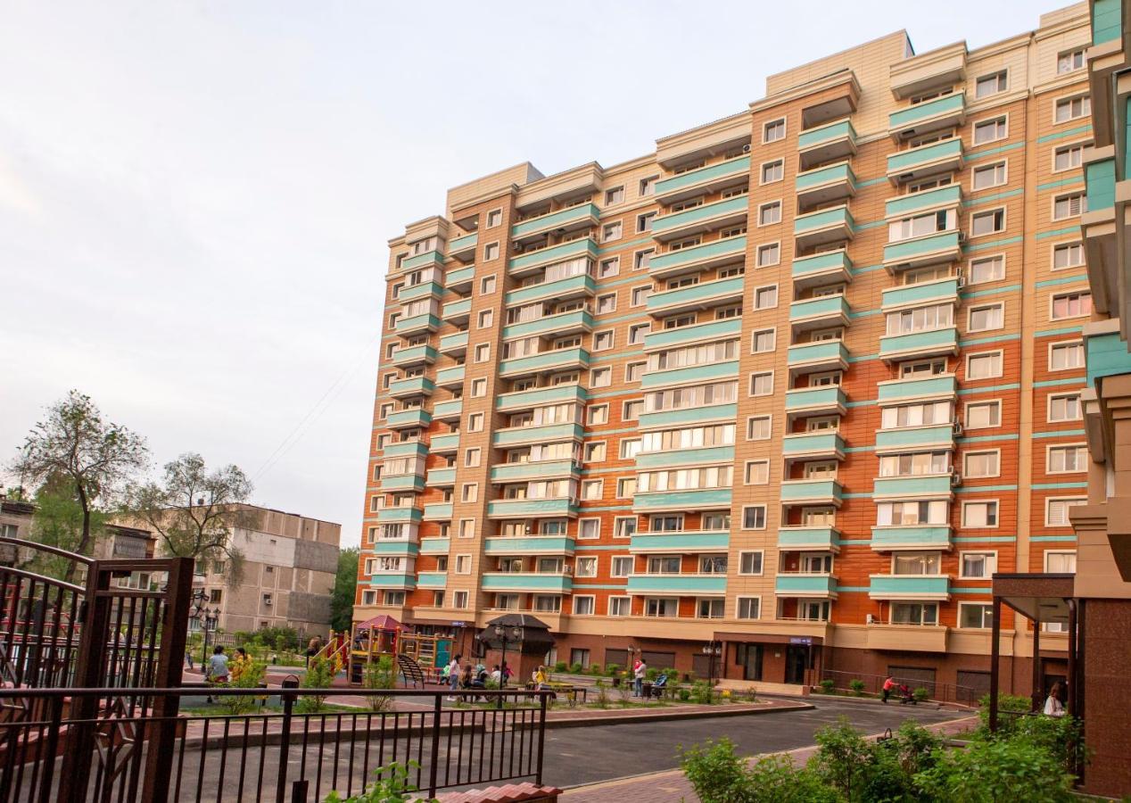Уютная Студия С Видом На Горы Almaty Bagian luar foto